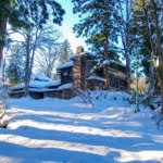 Former Prime Minister's residence in snow